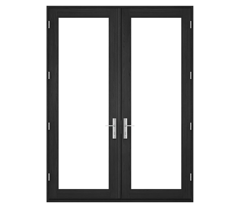 Pella Reserve Contemporary Wood Hinged Patio Door in Vail